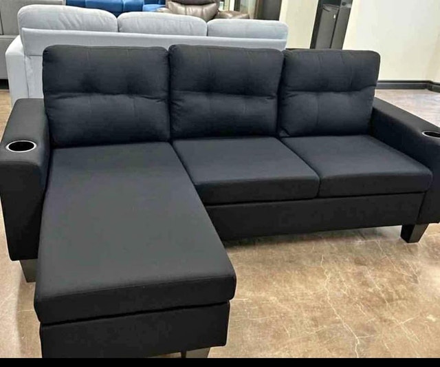 Elegant Style Sectional Sofa 3 Seater L-Shape Sectional Couch - photo 2