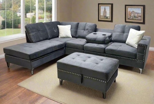Clearance Deal Large L-Shaped Sofa Comfortable New Set - photo 4