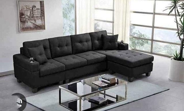 Amazing Deal Comfortable L-Shape Sofa Soft Cushions Sectional - photo 4