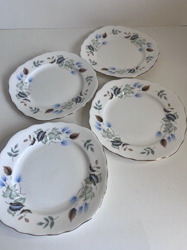 Colclough Side Plates Bone China Ridgeway Potteries 1950s Set