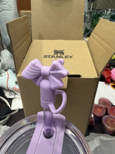 Stanley x LoveShackFancy 20oz Purple/Gold Floral Tumbler - photo 3