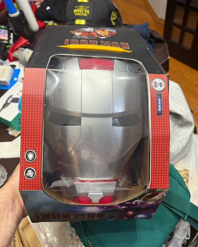 Iron Man LED and sounds Helmet Mask silver One Size ER-177