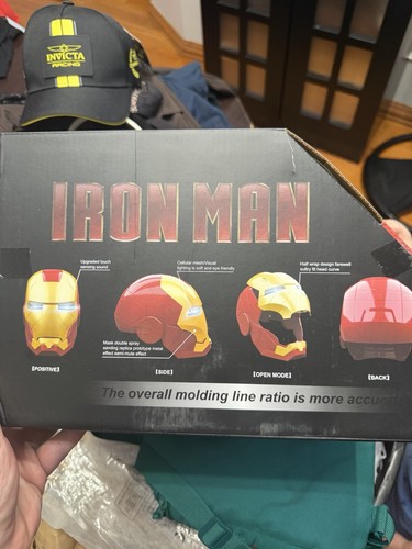 Iron Man LED and sounds Helmet Mask silver One Size ER-177 - photo 3