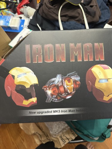 Iron Man LED and sounds Helmet Mask silver One Size ER-177 - photo 4