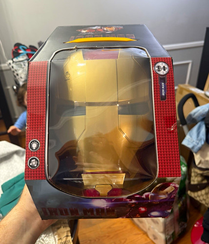 Iron Man LED and sounds Helmet Mask gold One Size ER-177