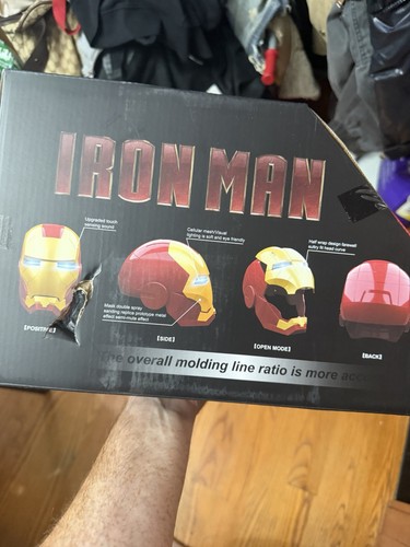 Iron Man LED and sounds Helmet Mask gold One Size ER-177 - photo 3