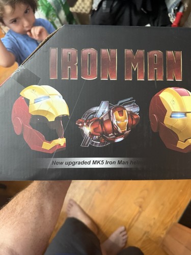 Iron Man LED and sounds Helmet Mask gold One Size ER-177 - photo 4