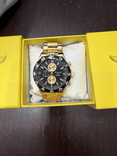 Invicta Men's S1 Rally Black Dial Gold-Tone 43mm #69986 - photo 2