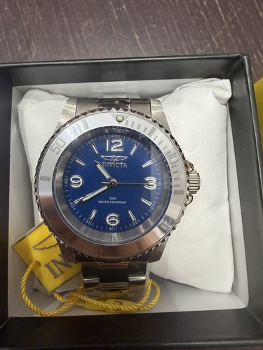 Invicta Specialty Rowan Men's Watch Blue Dial Steel 40mm