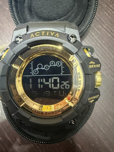 Activa Invicta Water Resistant Black Gold Chrono ACW-GA-M103 - photo 2