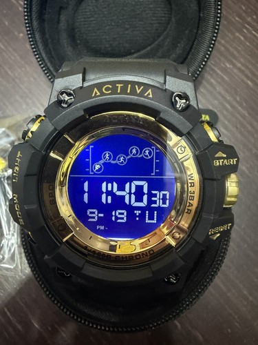 Activa Invicta Water Resistant Black Gold Chrono ACW-GA-M103 - photo 3