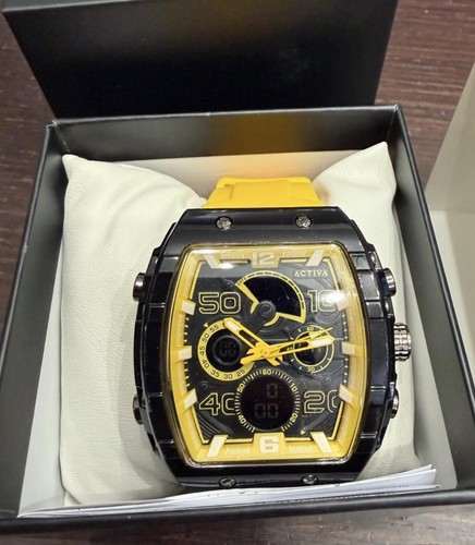 Invicta Activa X Digital Chrono Look 45mm Yellow Black