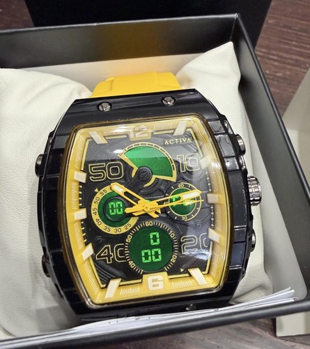 Invicta Activa X Digital Chrono Look 45mm Yellow Black - photo 2