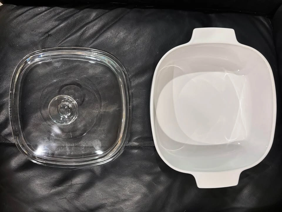 Vintage CorningWare "Pastel Bouquet" Casserole Dish with Pyrex L - photo 2