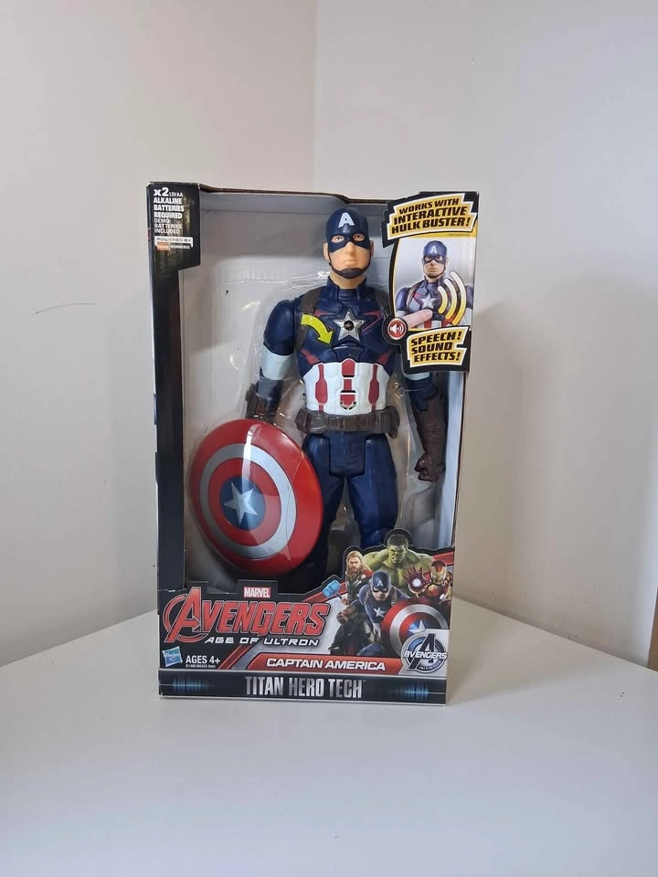 Hasbro Marvel Avengers Captain America Talking Figure - photo 3