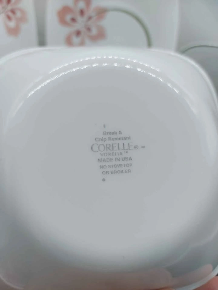 Corelle Pretty Pink Dinnerware Set of 24 - photo 4