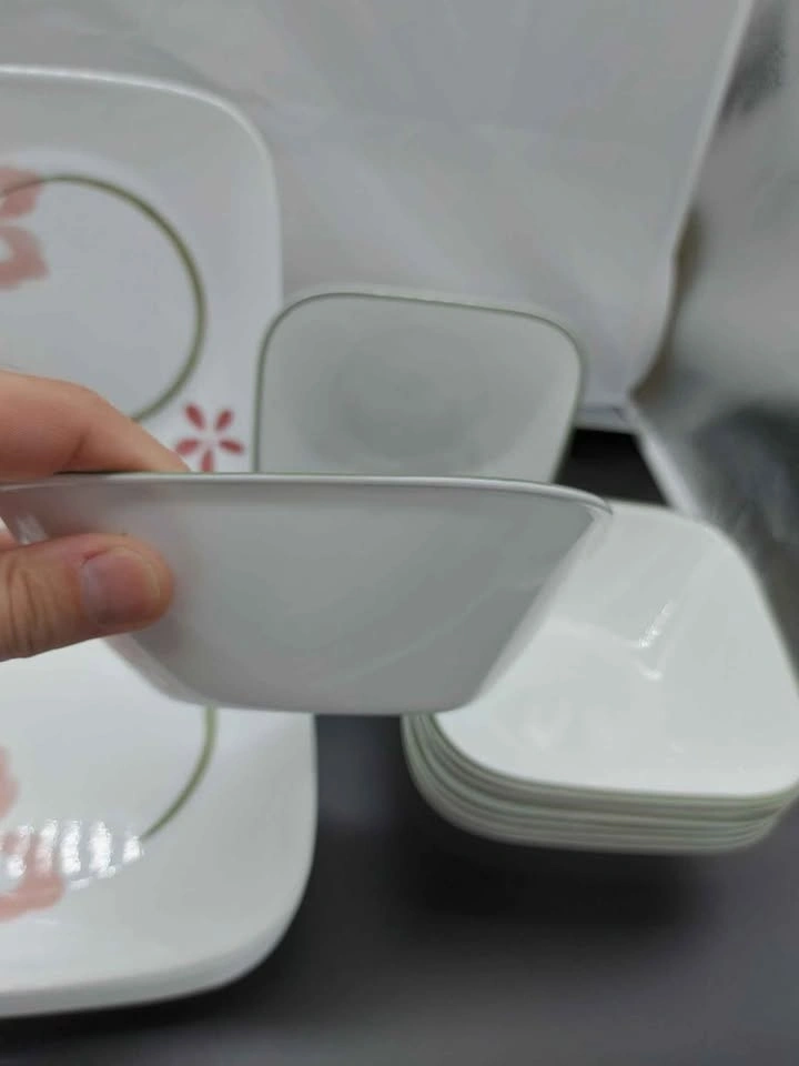 Corelle Pretty Pink Dinnerware Set of 24 - photo 5