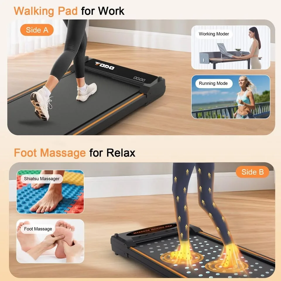 TODO Walking Pad Treadmill with Foot Massage image indicator(3)