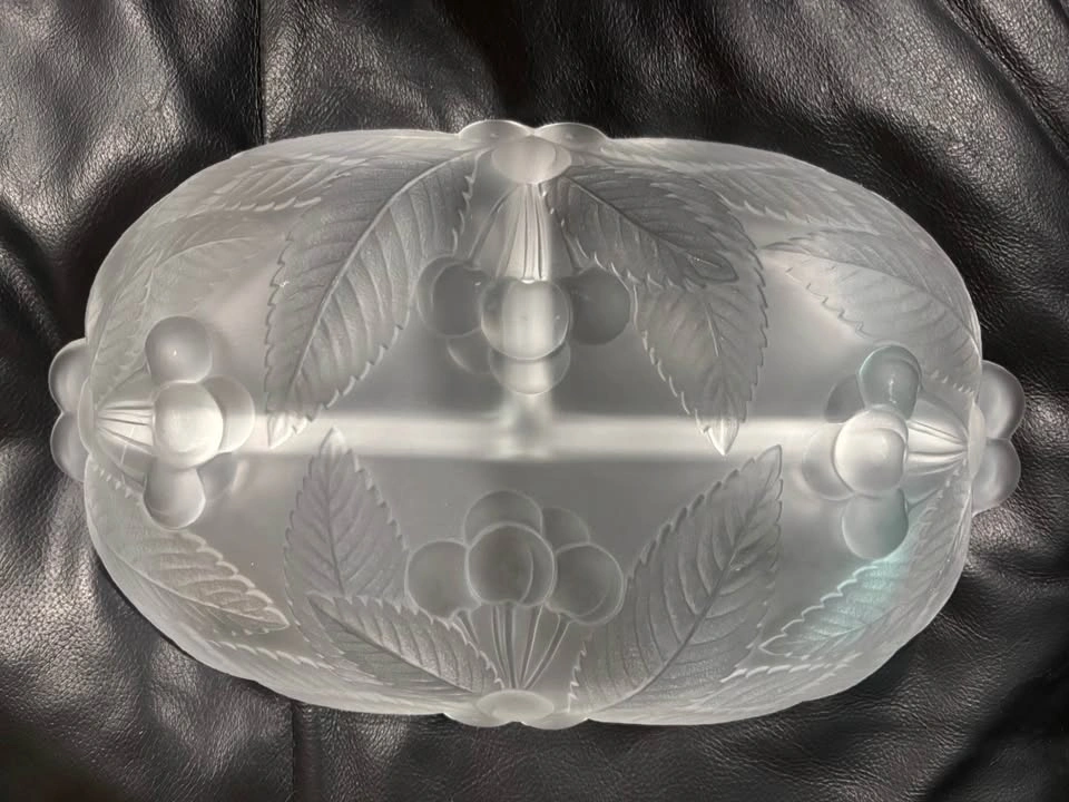 Vintage Mikasa Crystal "Bountiful" Divided Relish Dish - In Box - photo 3