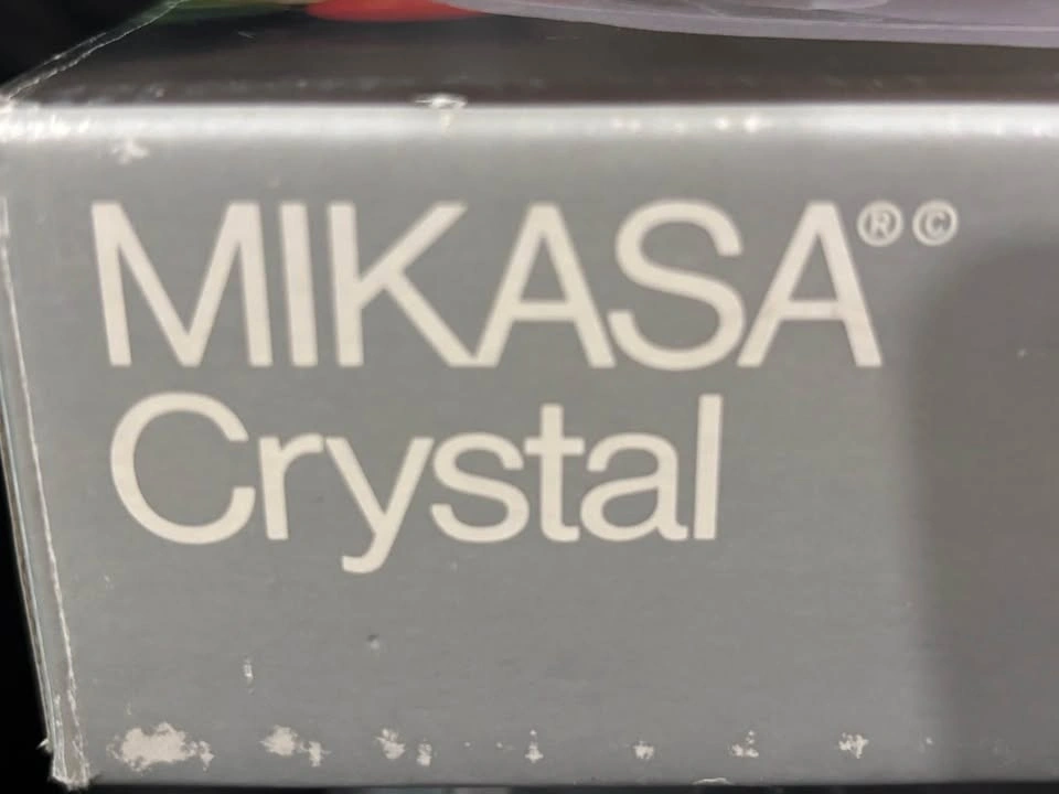 Vintage Mikasa Crystal "Bountiful" Divided Relish Dish - In Box - photo 4