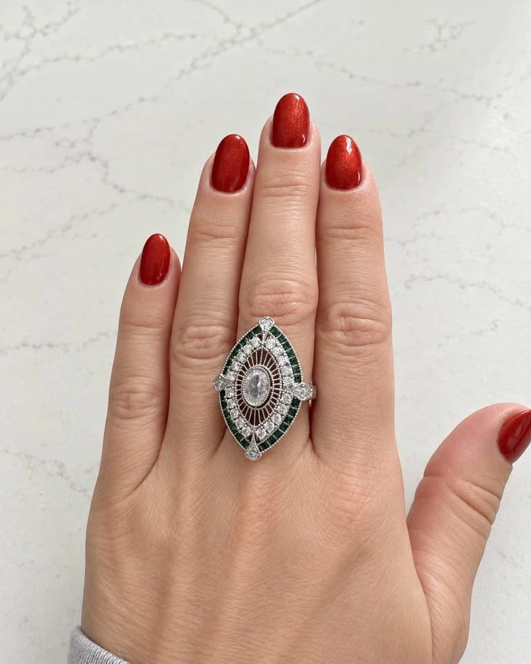 Cocktail statement ring - photo 4