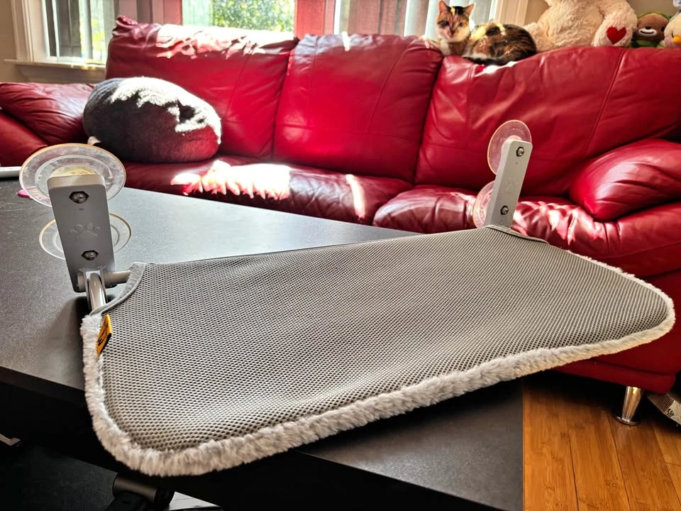 cat window hammock with suction cups (L)