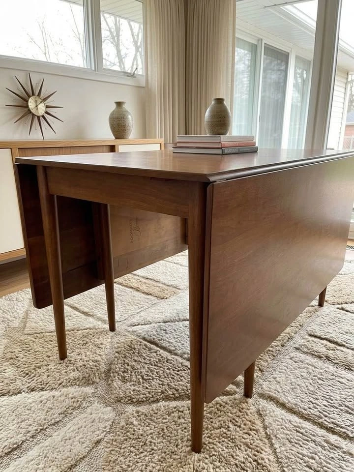 Restored Vintage MCM Baumritter "Roomates" Gateleg Table - photo 2