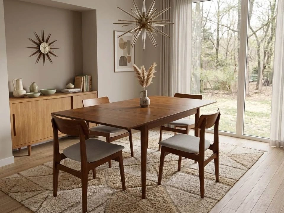 Restored Vintage MCM Baumritter "Roomates" Gateleg Table - photo 3