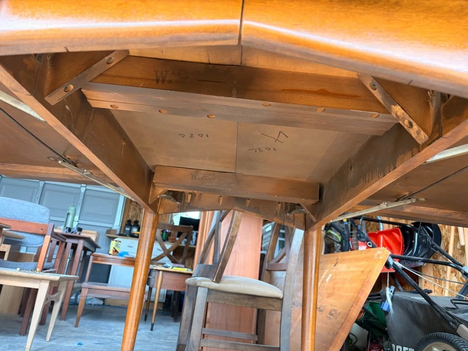 Restored Vintage MCM Baumritter "Roomates" Gateleg Table - photo 4