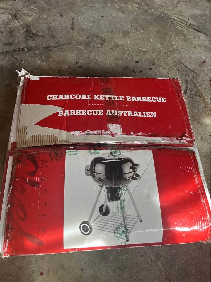 New MASTER Chef Portable 22-In Charcoal Kettle BBQ Grill - photo 5