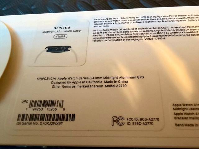 Apple Watch Series 8 41mm (GPS) - Midnight Aluminum - Mint - photo 4