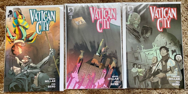 Vatican City (2023) #1-3 by Millar & Berg (first print) - photo 2