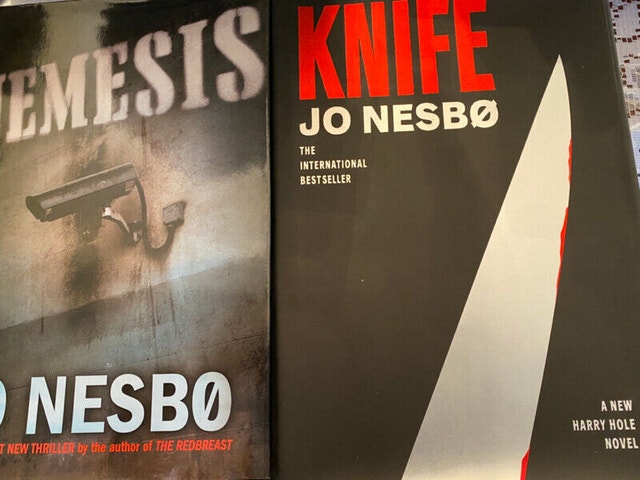 Nemesis and Knife by Jo Nesbo - hardcovers