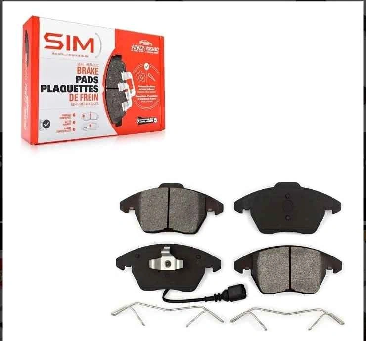 SIM Front Semi-Metallic Disc Brake Pads (See list)