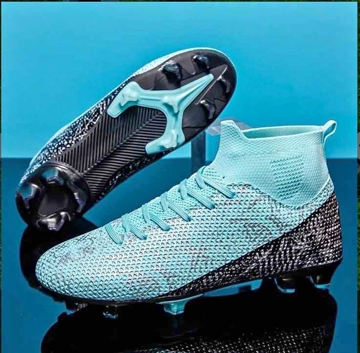 Unisex High-Top Soccer Cleats for Men (Size:40)