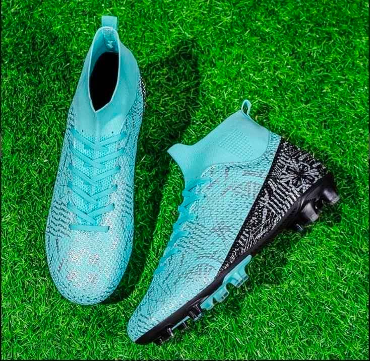 Unisex High-Top Soccer Cleats for Men (Size:40) - photo 2