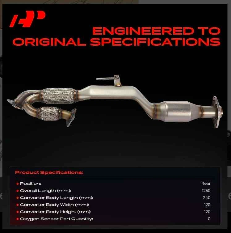 JX35 Rear Catalytic Converter (2013 Infiniti, 2014 QX60, 2013 Pa - photo 4