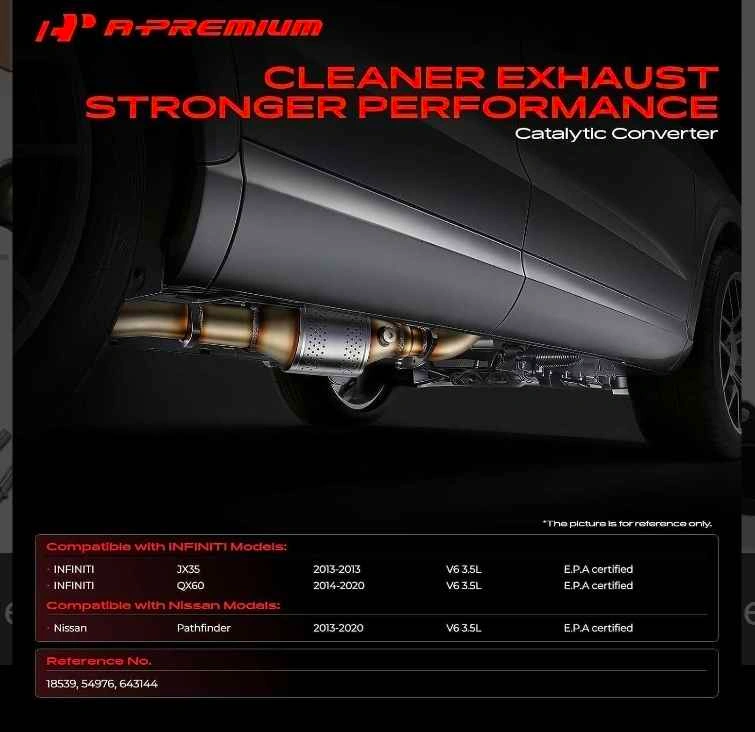JX35 Rear Catalytic Converter (2013 Infiniti, 2014 QX60, 2013 Pa - photo 5