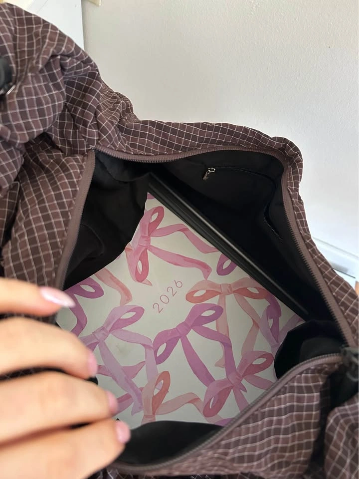 Big everyday tote bag new plaid pattern - photo 4