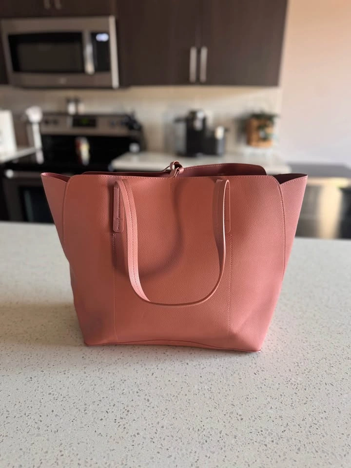 NWOT Indigo Dusty Rose Pink Tote Bag - photo 2