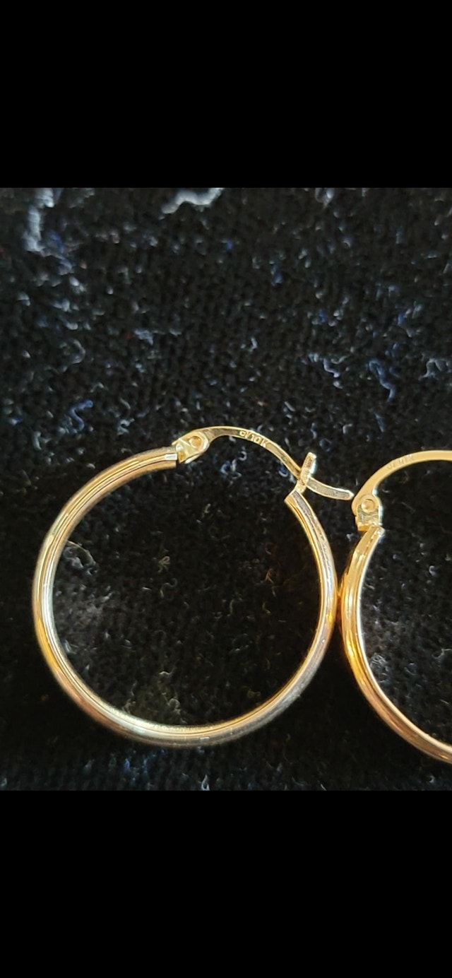 10K Yellow Gold Unique Design Earrings - photo 4
