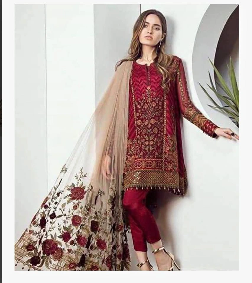 Baroque Embroidered Chiffon collection
