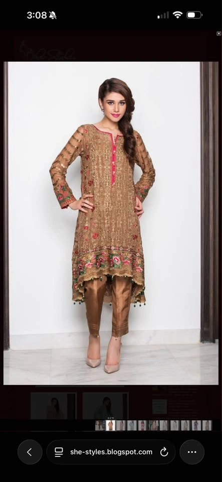 Baroque Embroidered Chiffon collection - photo 3