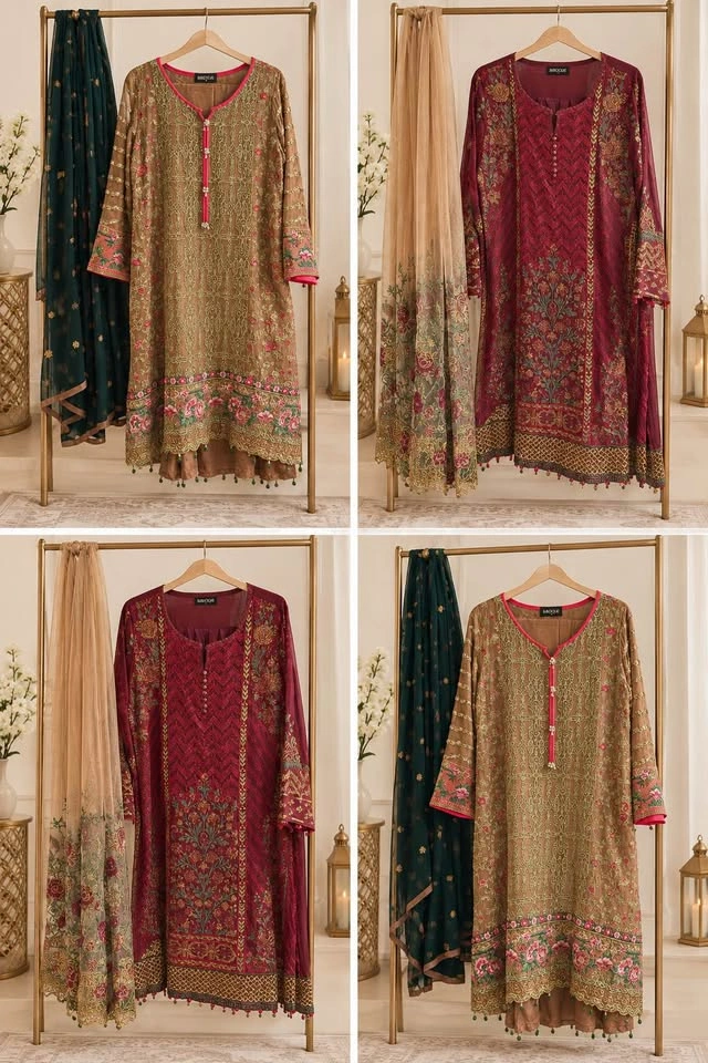 Baroque Embroidered Chiffon collection - photo 4