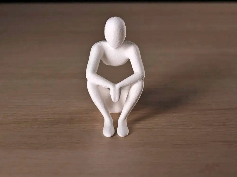 6-Inch NOBody Reflection Sculpture – Modern Home Decor