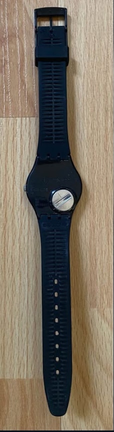 Black Unisex Swatch Watch - photo 2