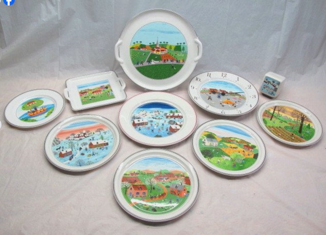 Villeroy & Boch Decorative Plate & Accessories Set