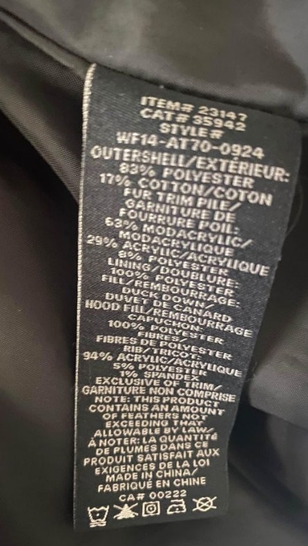 Size 18 Down Filled Winter Jacket - photo 5