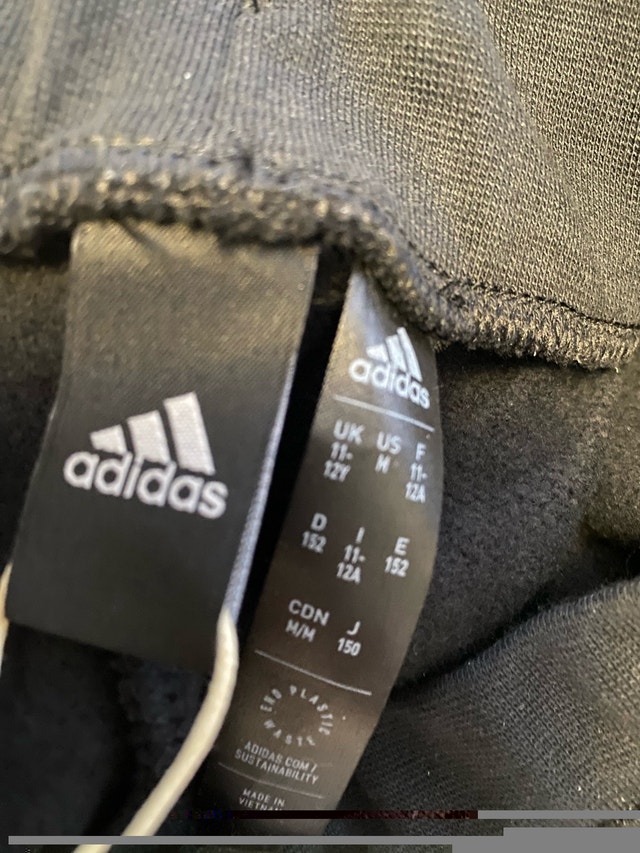 NWT Adidas Medium Unisex Fleece Pants - photo 4