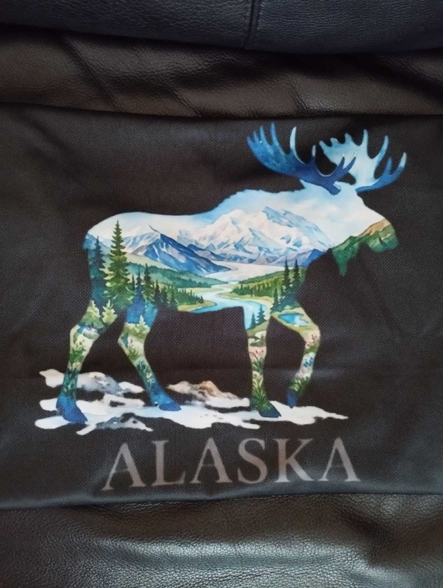 New Alaska Moose T-Shirt Go Dry XL